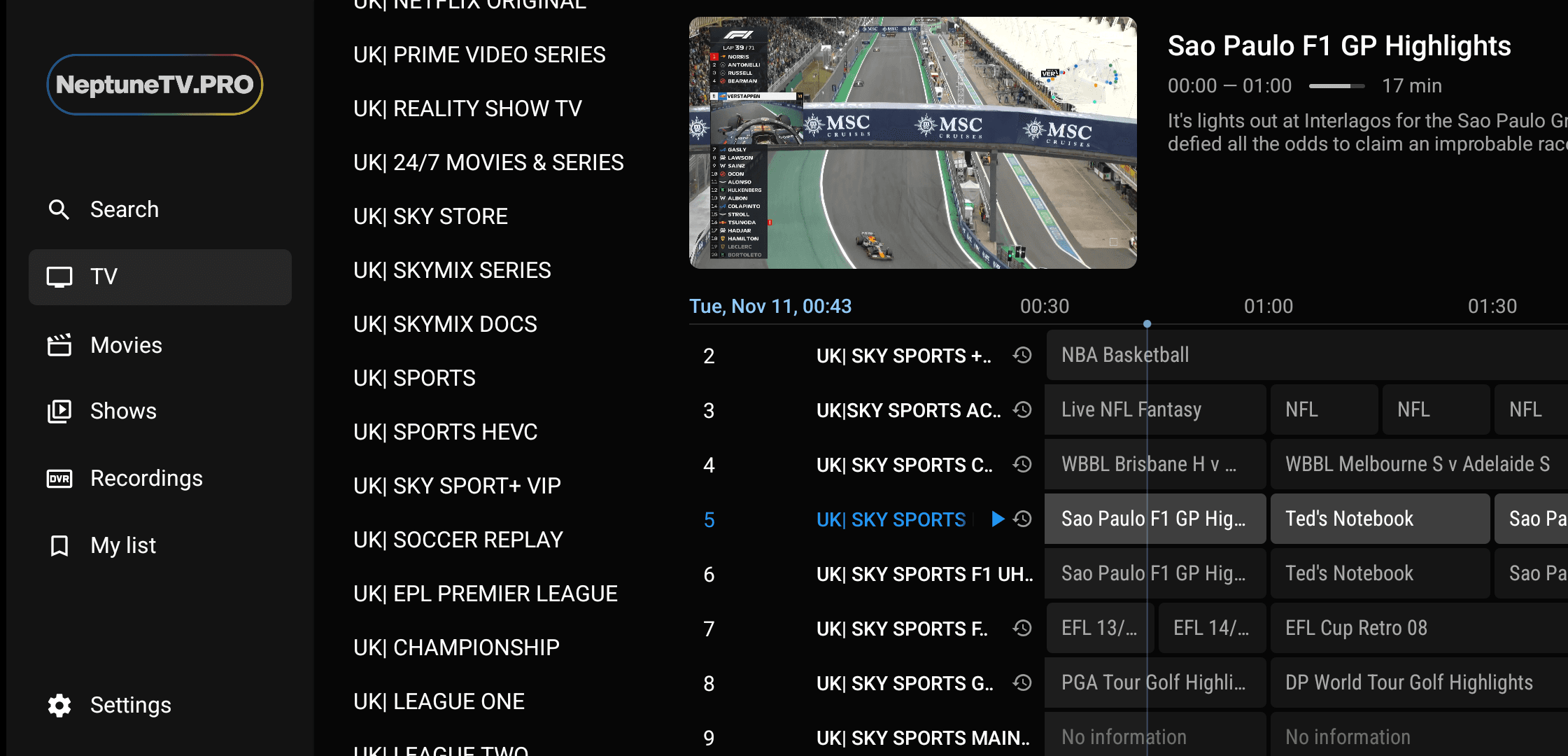 Live UI