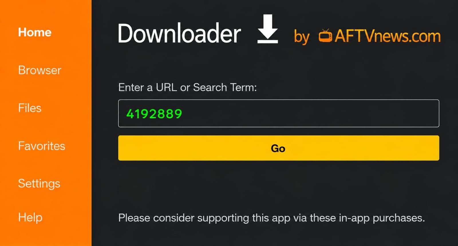 95Z Plus setup — install NeptuneTV.PRO #1 via Downloader code 4192889