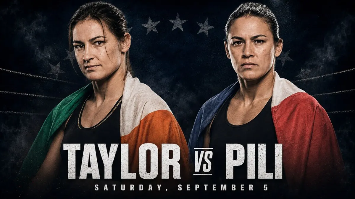 Taylor vs. Pili Live Boxing Event on Pay-Per-View